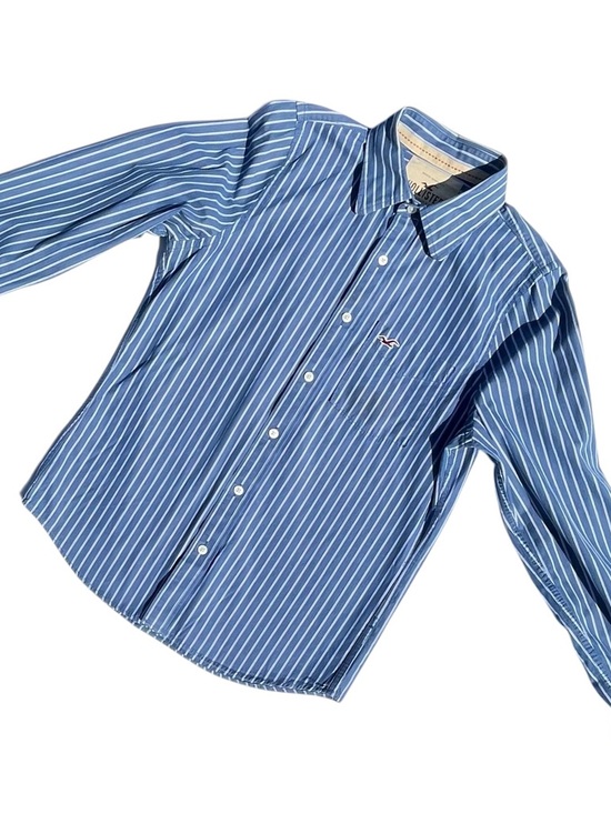 Hollister Other - Hollister Blue & Cream Striped Button-Up Shirt